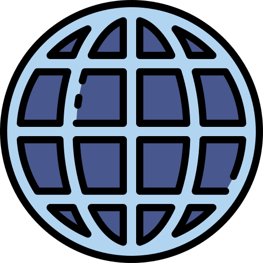 World interface earth globe multimedia icon World interface earth globe multimedia icon