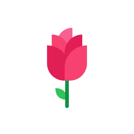 Rose flower roses plant icon
