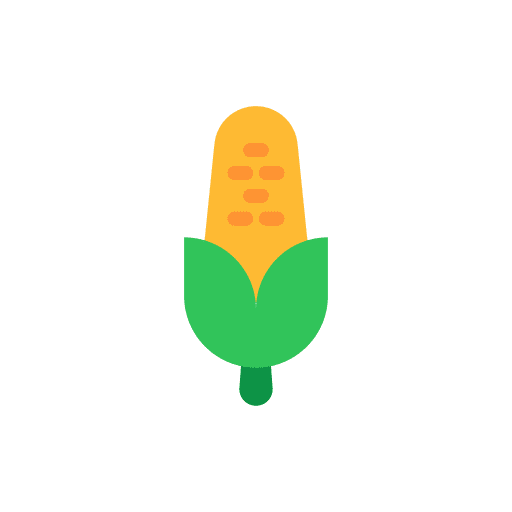 Corn diet farming organic icon Corn diet farming organic icon