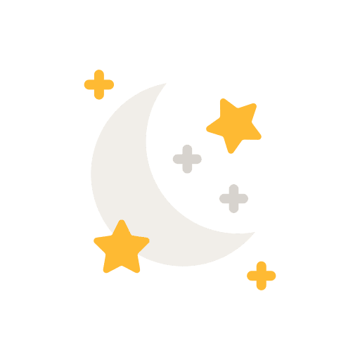 Night half moon night nature icon Night half moon night nature icon