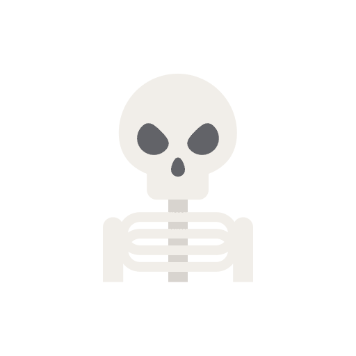Skeleton halloween skeleton horror icon Skeleton halloween skeleton horror icon