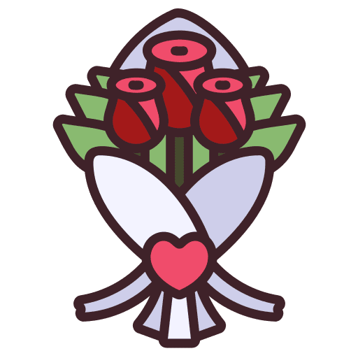 Bunch roses bunch bloom icon