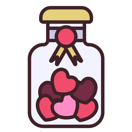 Jar jar memories heart icon