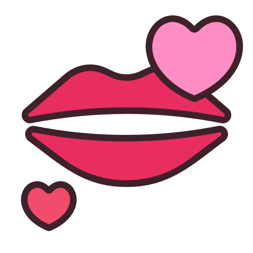 Kiss femenine love and romance lips icon Kiss femenine love and romance lips icon