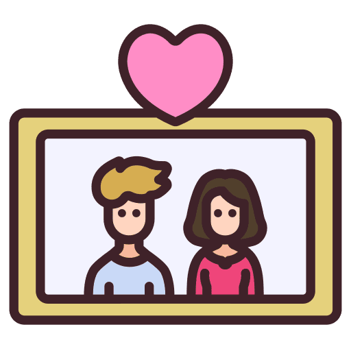 Photo couple marriage photo icon Photo couple marriage photo icon