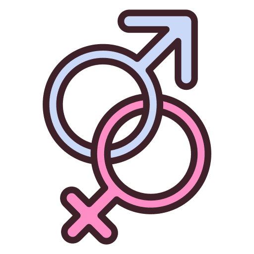 Sex shapes and symbols gender male and female icon Sex shapes and symbols gender male and female icon