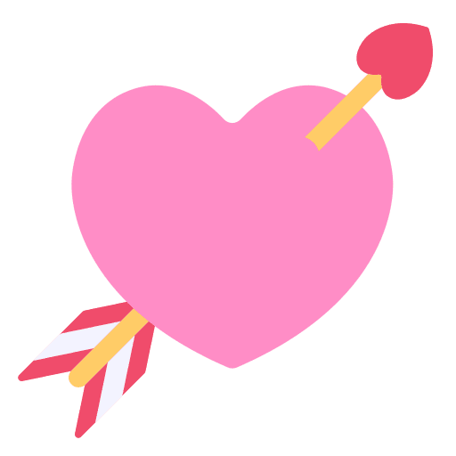 Cupid valentines day arrow romanticism icon Cupid valentines day arrow romanticism icon