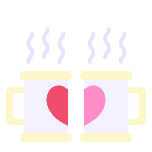 Mug mug love coffee cup icon