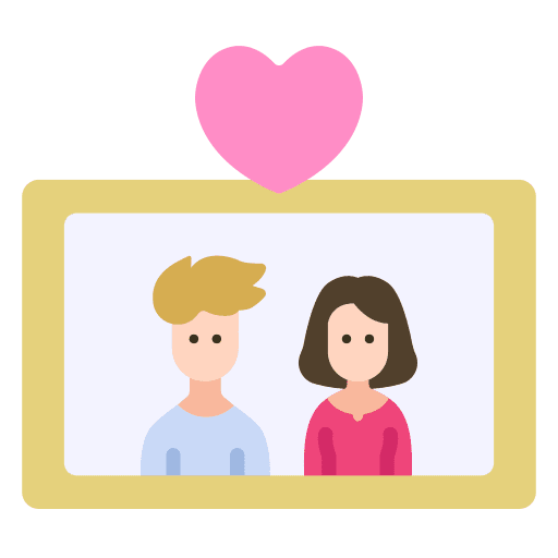 Photo couple photo marriage icon Photo couple photo marriage icon
