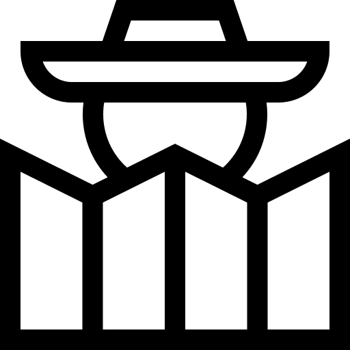 Tourist user travel profile icon