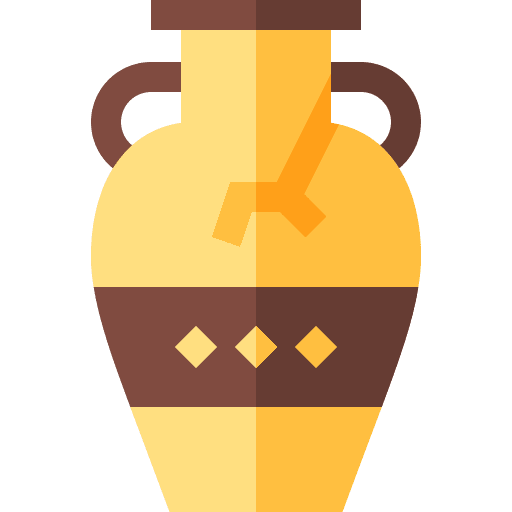 Amphora art and design vase pottery icon