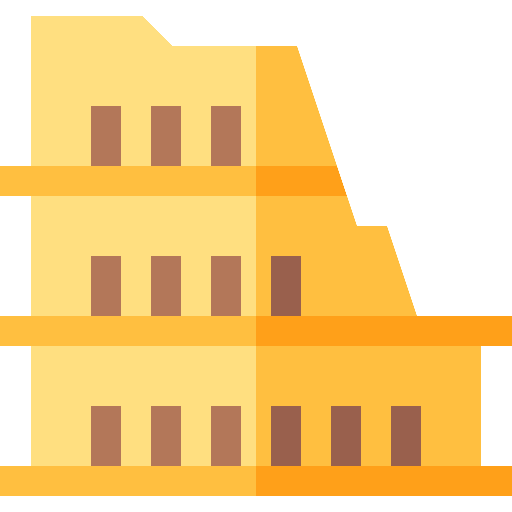 Coliseum architecture and city cultures italy icon Coliseum architecture and city cultures italy icon