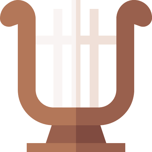 Lyre cultures lyre musical instrument icon Lyre cultures lyre musical instrument icon