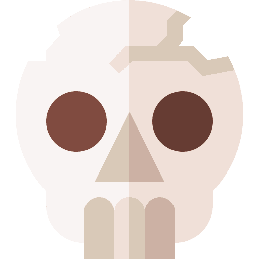 Skull terror skull spooky icon Skull terror skull spooky icon