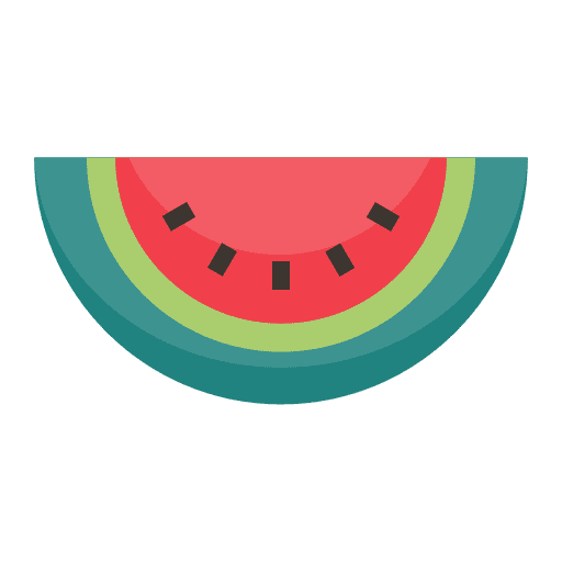 Watermelon summer melon food and restaurant icon