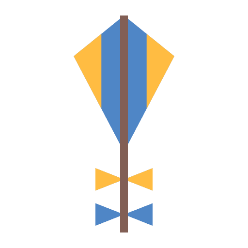 Kite kid toy kite icon Kite kid toy kite icon