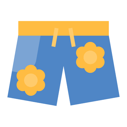 Pants sport summer clothes icon Pants sport summer clothes icon