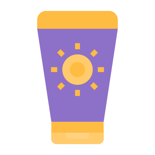 Sun cream beauty holiday summer icon Sun cream beauty holiday summer icon
