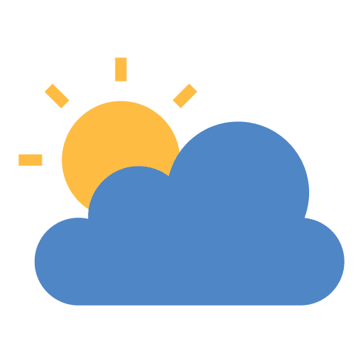 Sunny cloud cloudy sun icon Sunny cloud cloudy sun icon