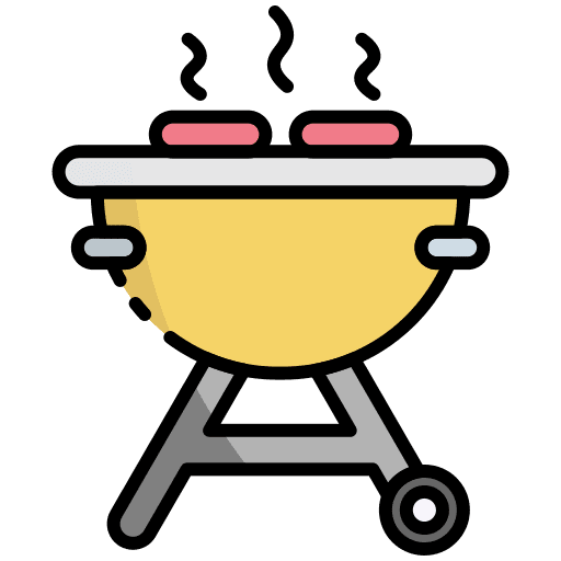 Barbecue barbecue food and restaurant grill icon
