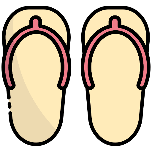 Flip flops flip flops slippers holiday icon