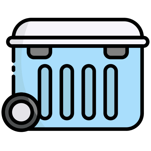 Ice box refrigerator water cooler ice box icon