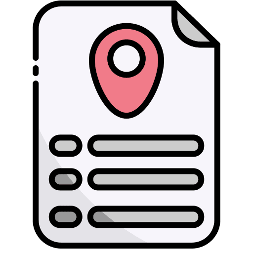 Itinerary travel airport holiday icon