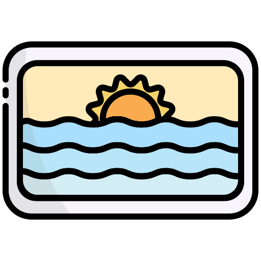 Photo frame gallery photography icon