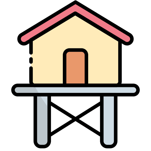 Cabin house home cabin icon