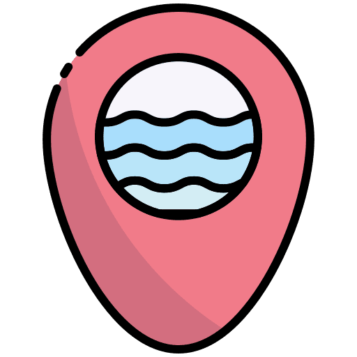 Summer summer placeholder location pin icon