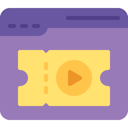 Web website booking entry icon