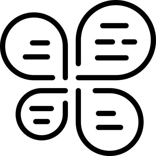 Petals data business and finance scheme icon Petals data business and finance scheme icon