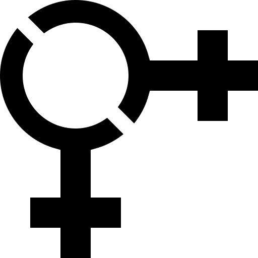 Homosexual female lesbian symbol icon Homosexual female lesbian symbol icon