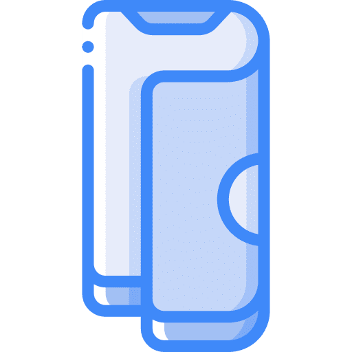 Foldable phone device screen foldable phone icon
