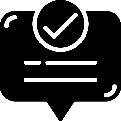 Check mark checked communications check mark icon