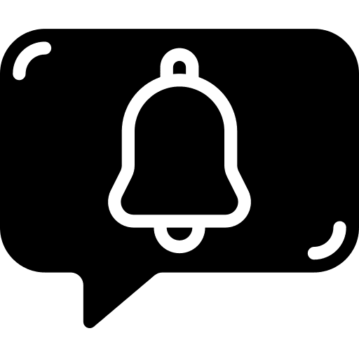 Bell communication bell notification icon Bell communication bell notification icon