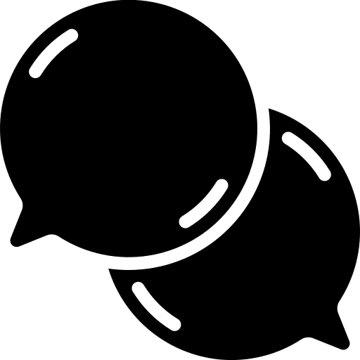 Chat bubbles talk technical support chat icon Chat bubbles talk technical support chat icon
