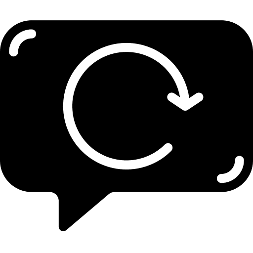 Syncing chat box communication syncing icon Syncing chat box communication syncing icon