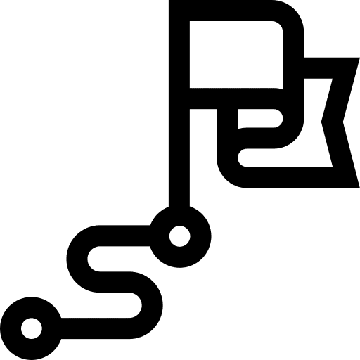 Destination travel itinerary travel tourism icon