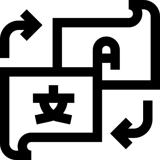 Translator travel translator circular arrows icon Translator travel translator circular arrows icon