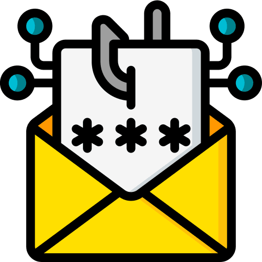 Mail bait hook mail icon