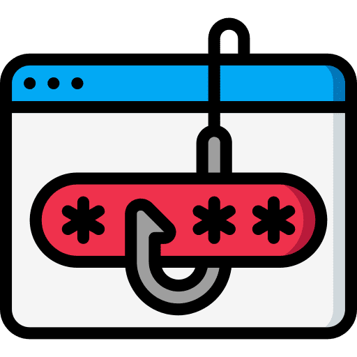 Phishing phishing personal information hook icon