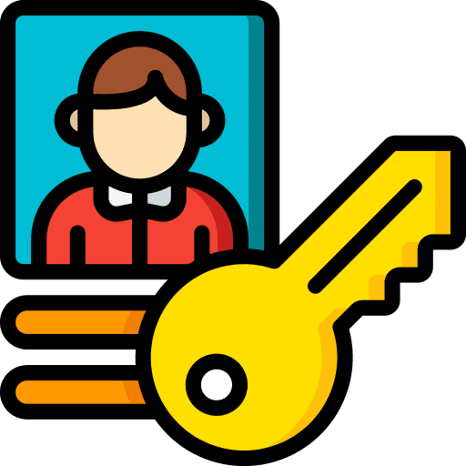 User data keylogger password personal information icon