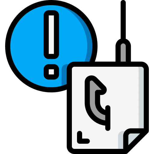 Alert document phishing file icon