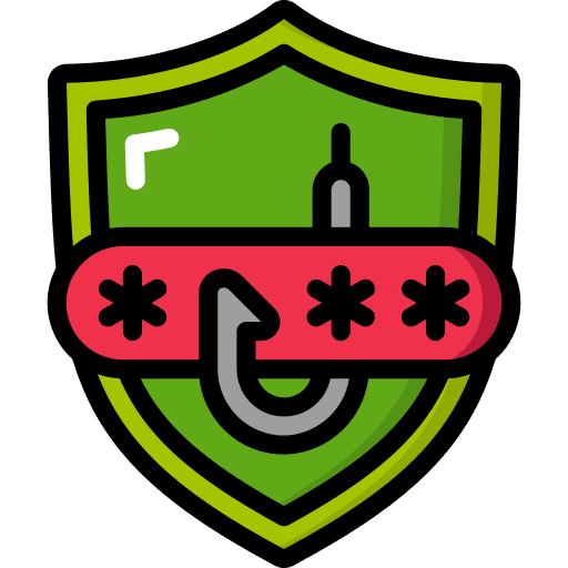 Shield shield security hook icon