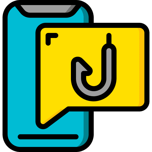 Smartphone personal information security conversation icon