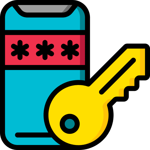 Smartphone smartphone keylogger access icon