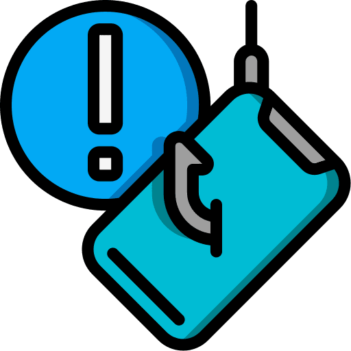 Alert security password bait icon