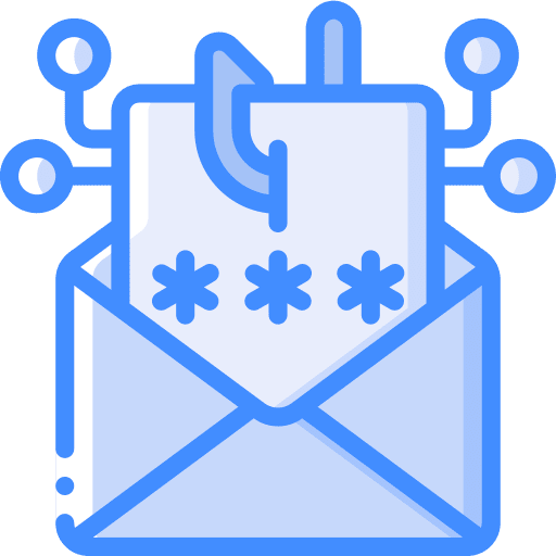 Mail hacker scam phishing icon