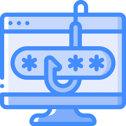 Phishing password steal ui icon